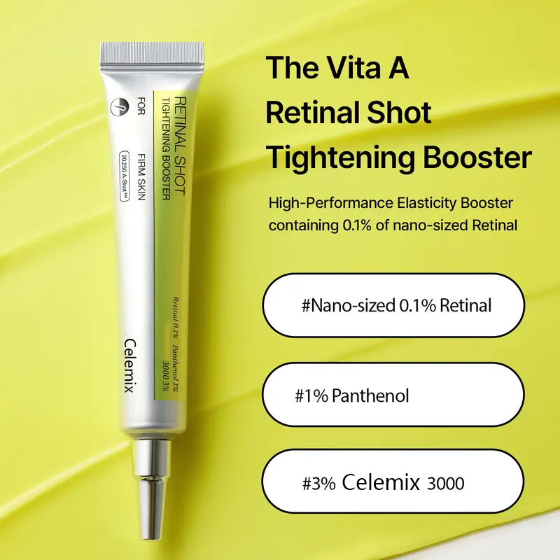 Celemix Vita-A Retinal Enhancer — Smooth Wrinkles, Tighten Pores in Just 7 Days
