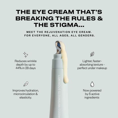 ⚡Luminous GleamAura Eye Cream: Brighten, Firm, and Revitalize Your Eyes⚡