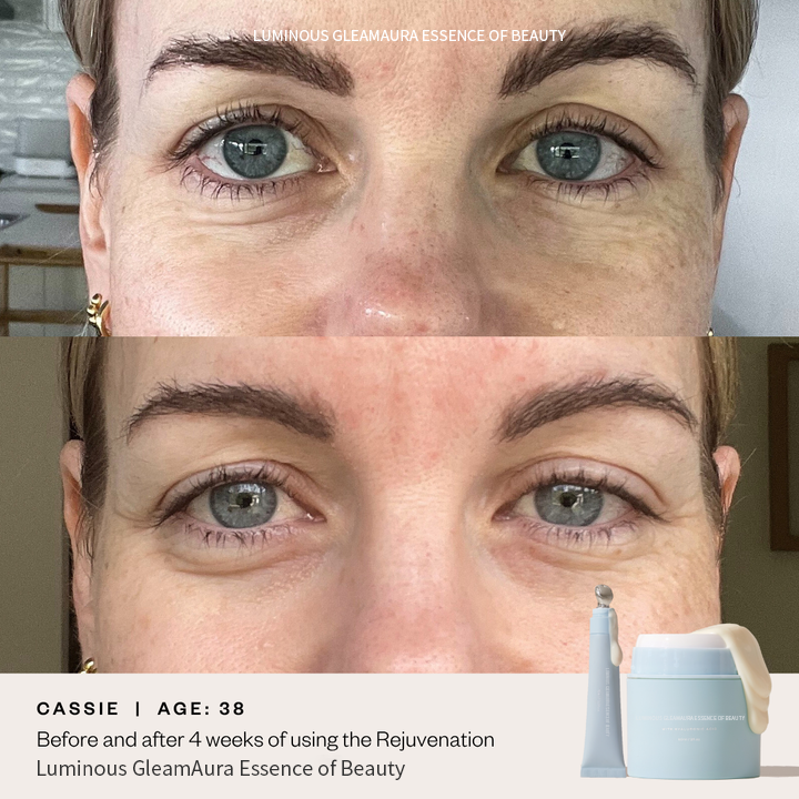 ⚡Luminous GleamAura Eye Cream: Brighten, Firm, and Revitalize Your Eyes⚡